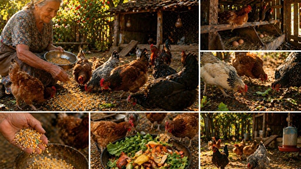 Como sua avó criava galinha caipira sem ração e tinha aves mais fortes no quintal