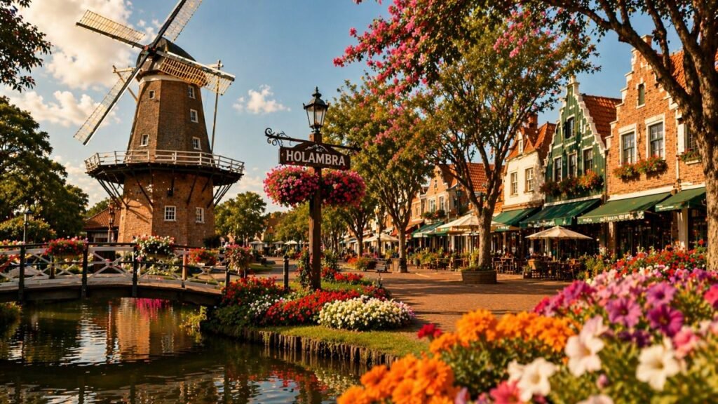 Holambra encanta com flores, herança holandesa e um jeito de viver difícil de esquecer