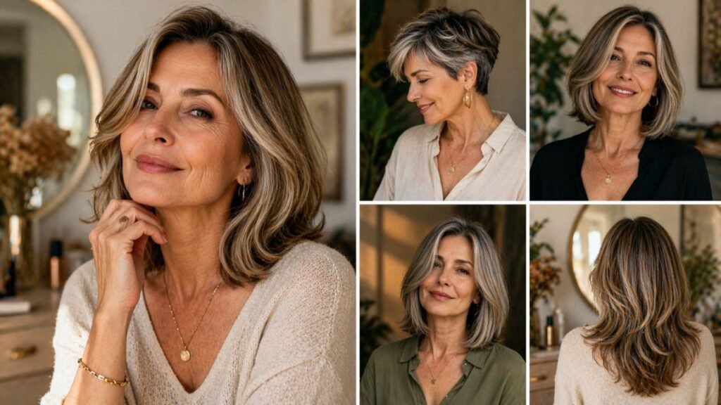 Cortes de cabelo que valorizam mulheres 50+ e trazem leveza ao visual