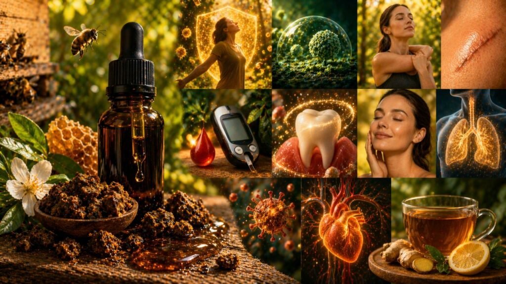 Própolis tem mais de 300 compostos e pode apoiar o corpo de formas surpreendentes