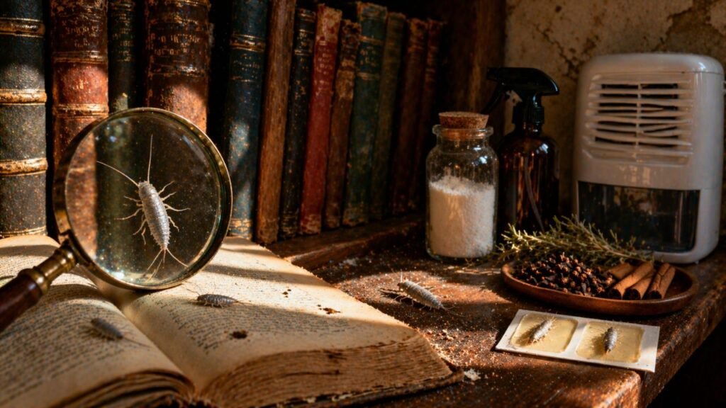 Traça de livro e peixinho-prateado podem estar destruindo papéis sem você perceber