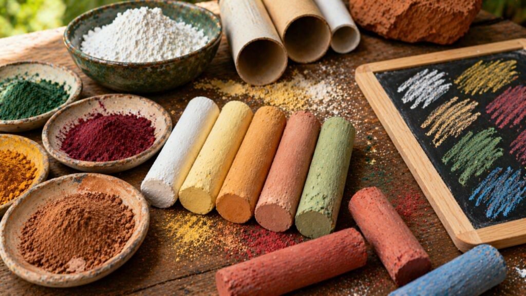 Aprenda a fazer giz em casa usando terra e veja o resultado surpreender