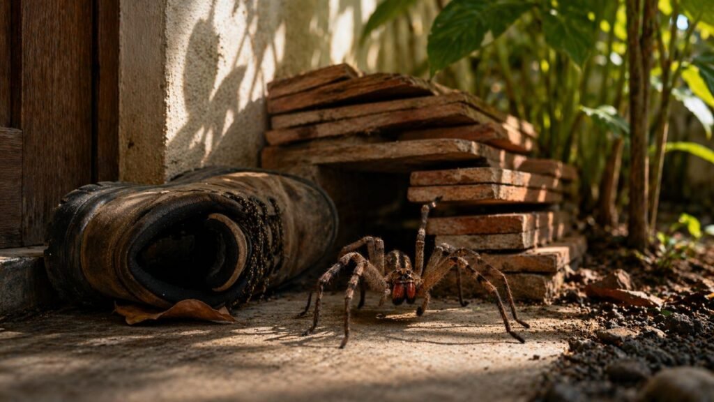Não use spray: o jeito certo de lidar com a aranha armadeira sem aumentar o risco