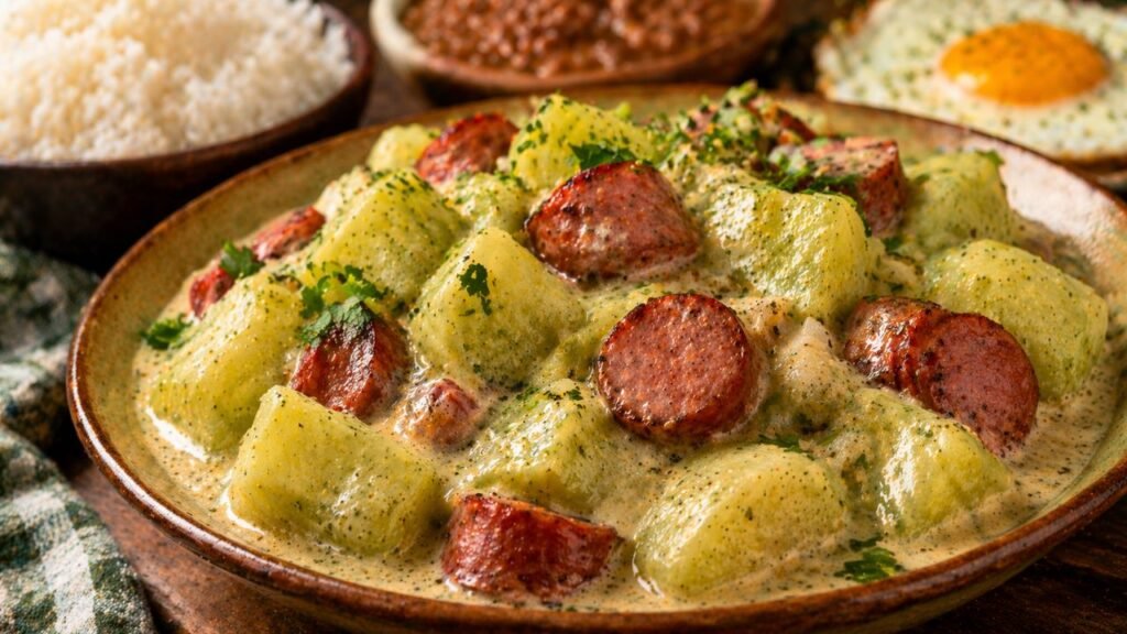 Chuchu com requeijão assim fica tão cremoso que até quem torce o nariz vai querer repetir