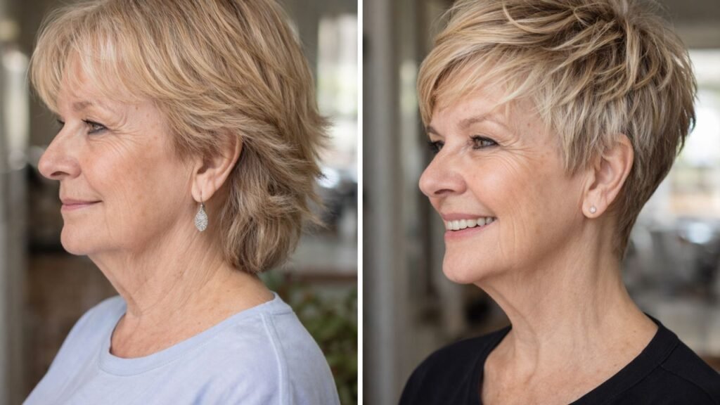 Esse corte rejuvenesceu anos e mudou a forma como ela se enxerga diante do espelho