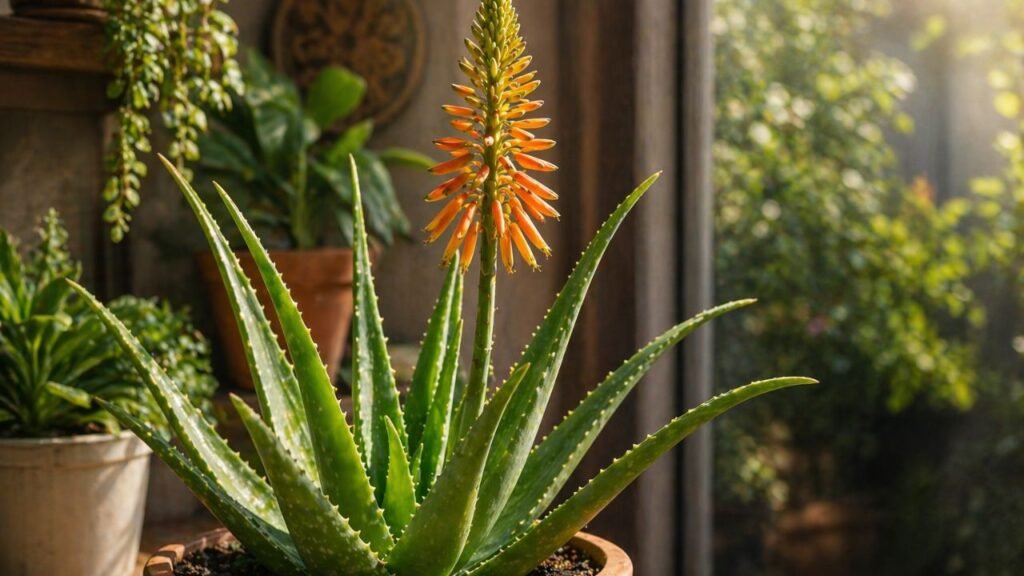 O mistério da aloe vera revela por que a babosa quase nunca floresce dentro de casa
