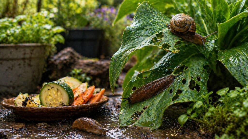 Lesmas e caracóis nas plantas podem ser controlados com cuidados simples no jardim
