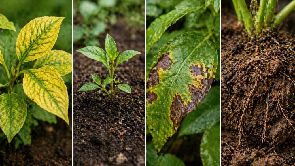 Esses sinais mostram que o solo pode estar prejudicando suas plantas sem você perceber