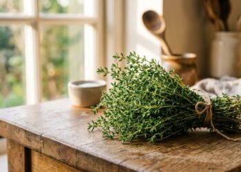 Erros na hora da colheita do tomilho que podem diminuir o aroma na hora de usar na cozinha