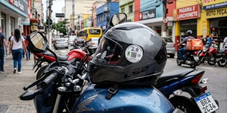 Uma nova regra sobre o uso de capacete entra em vigor em 1º de julho, e os motociclistas precisam ficar atentos