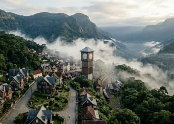 A vila vitoriana inglesa no alto da Serra do Mar a 1 hora de São Paulo que parece cenário de filme