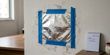 Colar papel alumínio na parede pode resolver um problema comum em casa, entenda por que funciona tão rápido