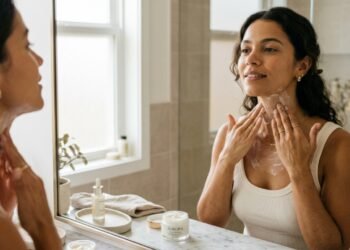 Como evitar rugas no pescoço e no colo com cuidados diários que ajudam a manter a pele firme, hidratada e lisa