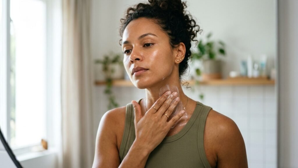 Como evitar rugas no pescoço e no colo com cuidados diários que ajudam a manter a pele firme, hidratada e lisa