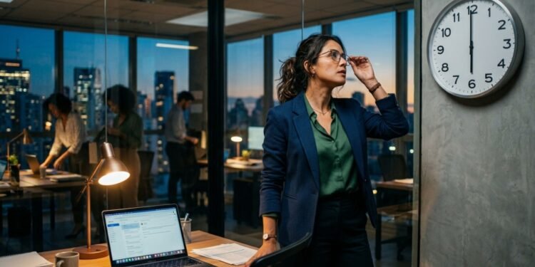 Sair do trabalho no horário pode gerar demissão: veja por que a jornada efetiva virou ponto central nas empresas