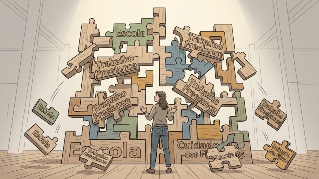 Mãe de cinco filhos: "Conciliamos 10 empregos e outras fontes de renda. Não é sustentável, mas fazemos tudo o que podemos."