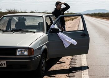 O que significa o pano branco na janela do carro? Saiba como isso pode ser um pedido de ajuda