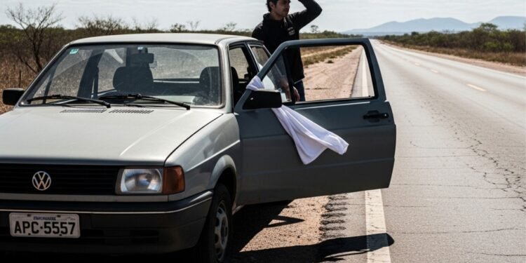 O que significa o pano branco na janela do carro? Saiba como isso pode ser um pedido de ajuda