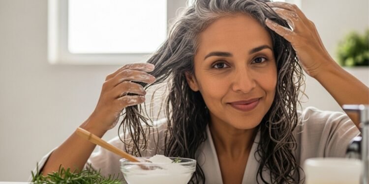 Bicarbonato de sódio e alecrim no cabelo grisalho: por que essa mistura está em alta?
