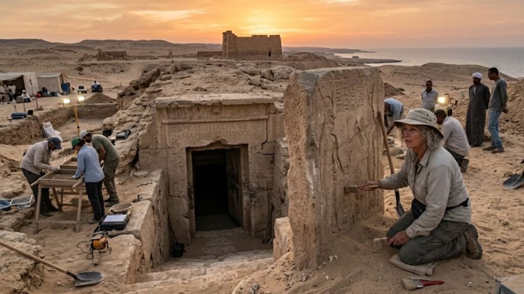 a tumba de Cleópatra