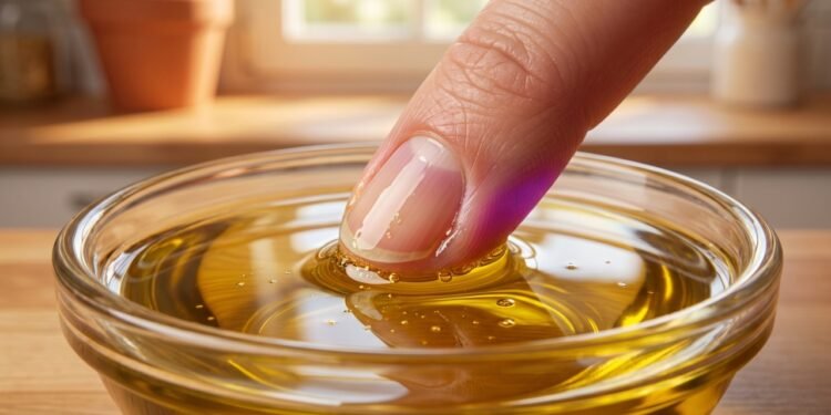 O que acontece se você passar azeite de oliva nas unhas todas as noites