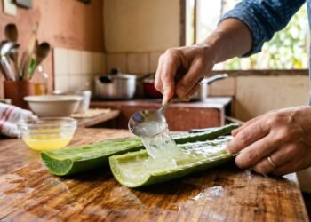Antes de passar babosa no rosto faça este teste de 30 minutos para proteger sua pele
