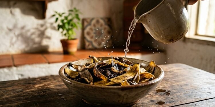 O efeito da mistura de borra de café com casca de banana nas suas plantas que poucos conhecem