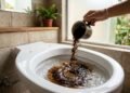 Motivo para despejar pó de café no vaso sanitário surpreende donas de casa