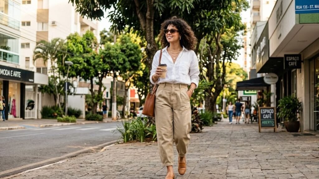 calça moderna que domina looks