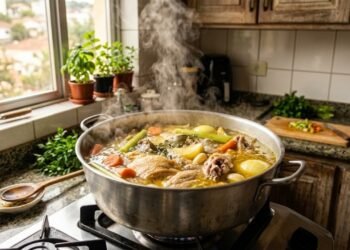 Caldo de frango caseiro deixa suas receitas melhores