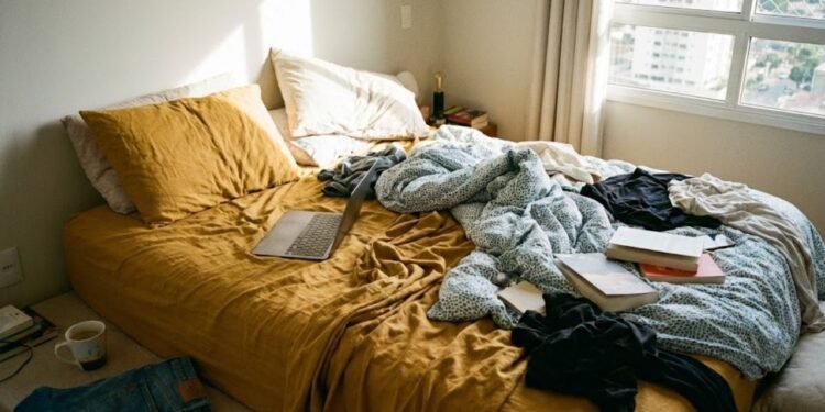Na saúde, o hábito de não arrumar a cama imediatamente também chama atenção