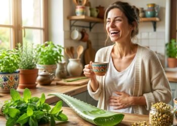 chá pára intestino