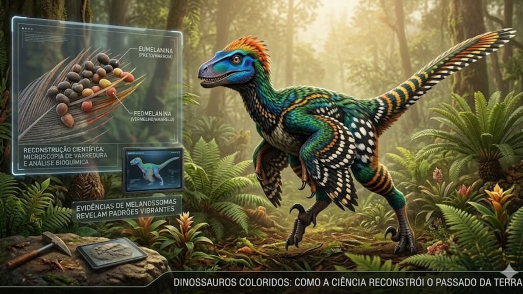 dinossauros coloridos