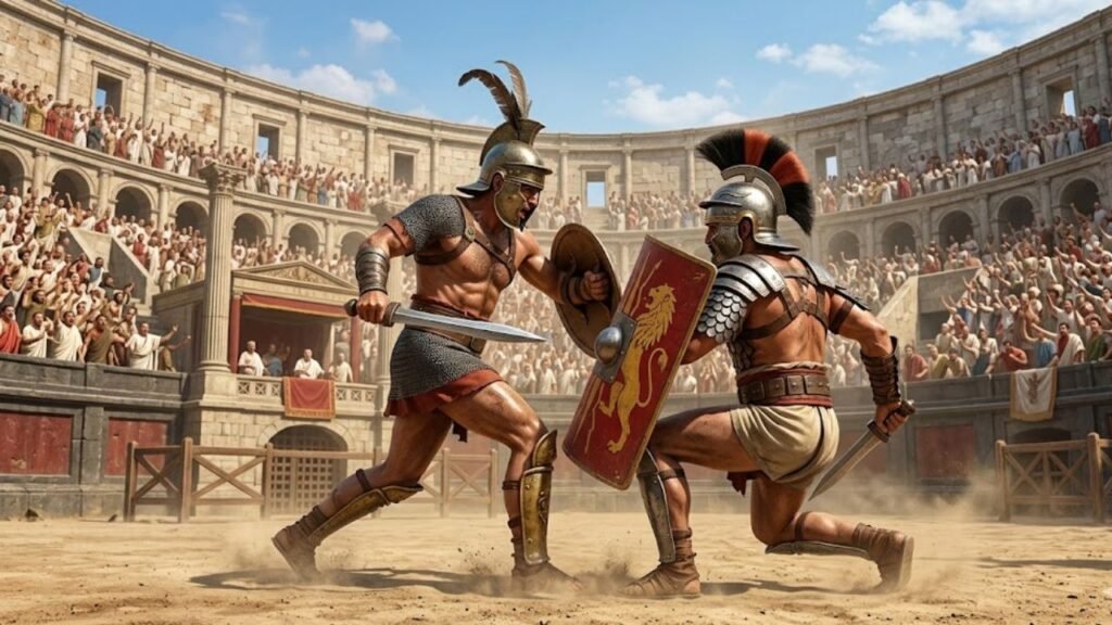 combates na Roma Antiga