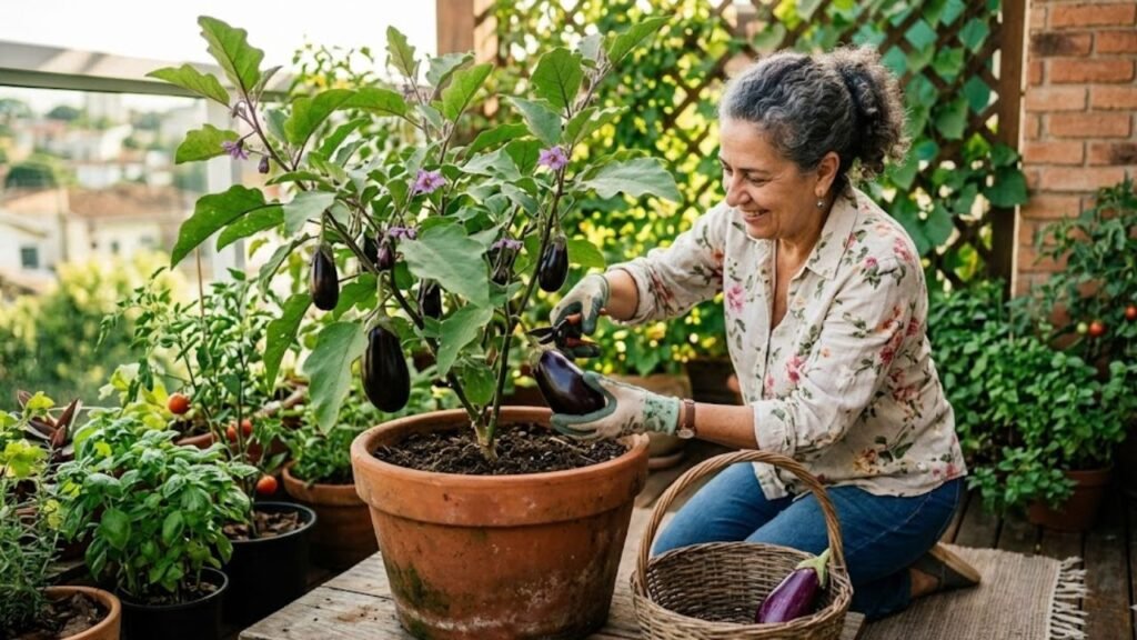 como plantar berinjela