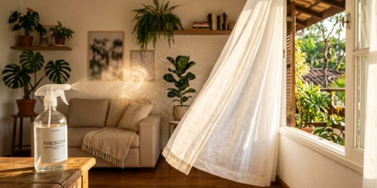 Saiba por que borrifar vinagre nas cortinas virou a dica favorita de limpeza do momento