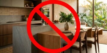 Substituta das ilhas de cozinha vira febre para modernizar o visual do lar