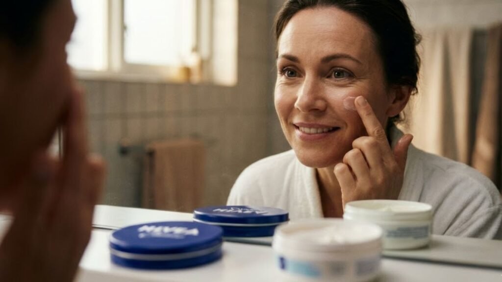 creme Nivea lata azul