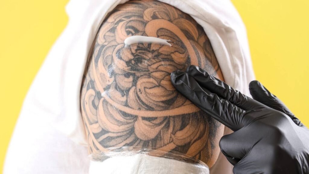 Cuidado com a tatuagem