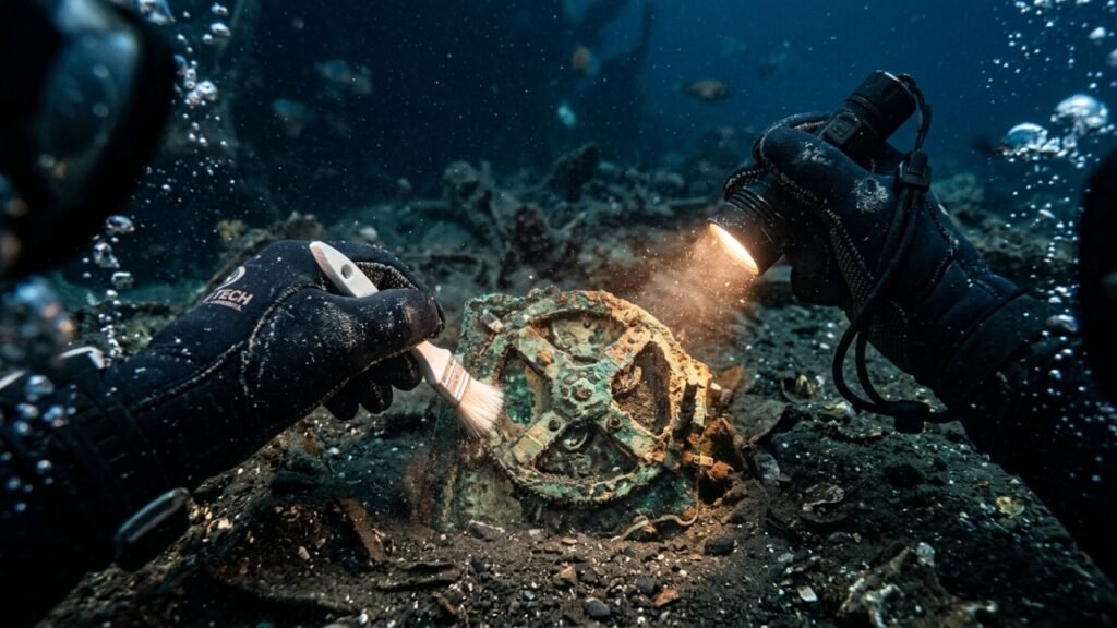 Relíquia tecnológica encontrada em naufrágio desafia cronologia histórica e surpreende especialistas em mecânica