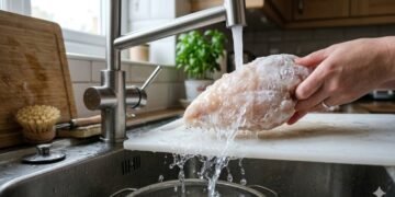 Descongelar frango do jeito certo evita riscos na cozinha