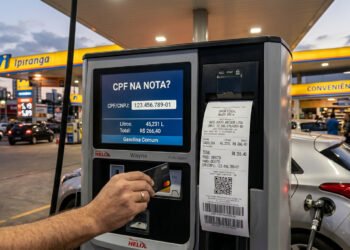 Comunicado para aqueles que informam o CPF na nota em postos de gasolina em 2026