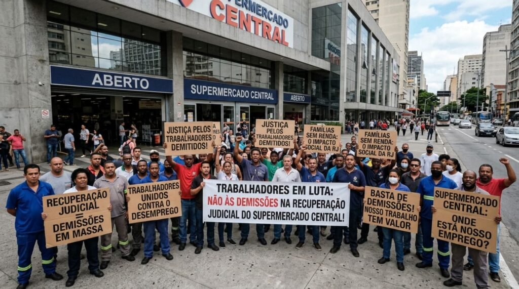 Uma rede atacadista de supermercados entrou com pedido de falência preventiva em meio a demissões e fechamento de filiais