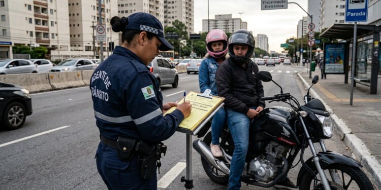 Nova regra já em vigor proíbe motos com passageiro: infração gera multa de R$ 2,1 mil