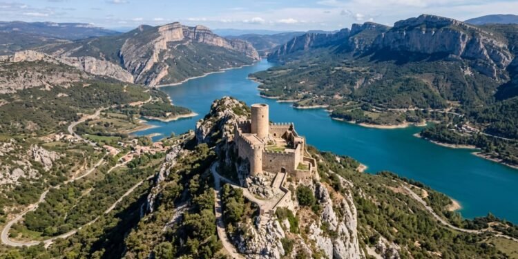 Uma cidade da Catalunha com um único habitante que possui um castelo e um mosteiro: um território chave na história medieval