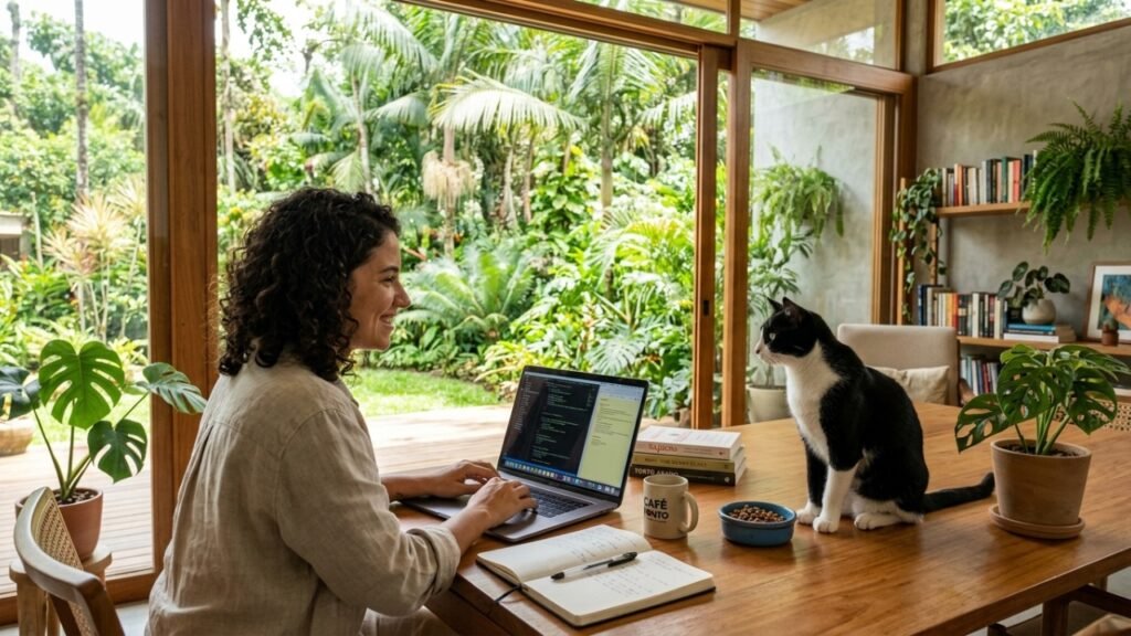 O que faz um gato preferir uma pessoa em vez de outra dentro de casa