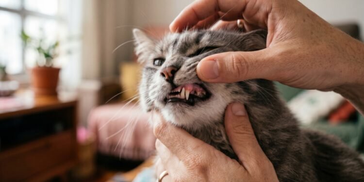 Gengivas azuladas em gatos exigem socorro imediato para evitar consequências graves à saúde