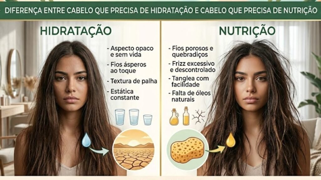 hidratação ou nutrição