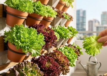 As hortaliças fáceis de cuidar que transformam qualquer parede vazia num oásis de comida fresca