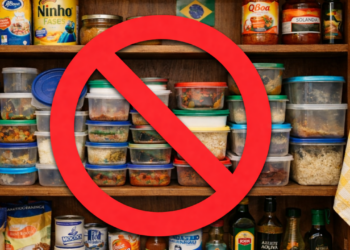 O segredo das cozinhas planejadas para manter os potes organizados com sofisticação e leveza